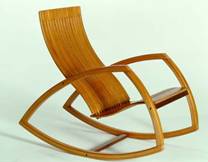 CADEIRA DE BALAN&Ccedil;O GAIVOTTA (AUTOR: RENO BONZON (FRAN&Ccedil;A, 1954 - ) &ndash; ANO: 1988 &ndash; PRODU&Ccedil;&Atilde;O: BONZON DESIGN, SP)