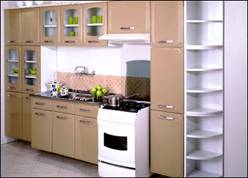 FIGURA 482 -	COZINHAS DA LINHA EM A&Ccedil;O DA BERTOLINE (BRASIL, 2003)