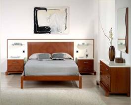 FIGURA 309 -	DORMIT&Oacute;RIOS DE CASAL DA LINHA &ldquo;MOBILIARIO MODERNO&rdquo; DA PUCHADES MOBILIARIO (ESPANHA, 2004)